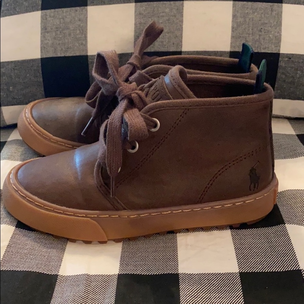 Children’s Leather Ralph Lauren Booties - Picture 2 of 4